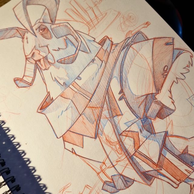 Manx. Star sheep extrodinaire.

#characterdesign #skrtchbook #doodles