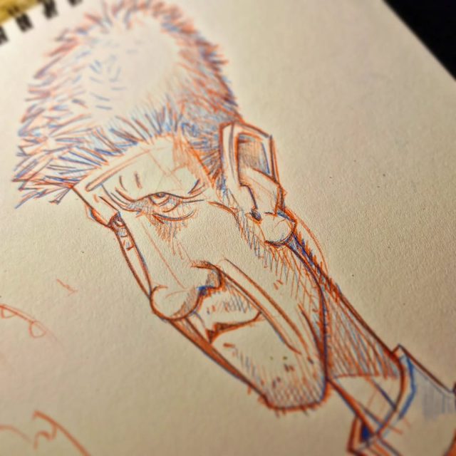 Looking forward to seeing @miked on Friday at @26leakestreet 

Doodling this while I wait for his spot on @laurenlaverne 

#miked #whatwegot #switchup #beastieboys #26leakestreet