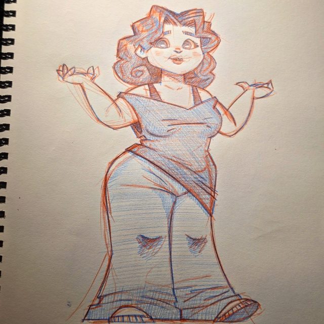 Mrs. S

#hotstuff #pinup #sketchbook #drawing